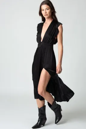 Stillwater Jessie Midi Dress in Black