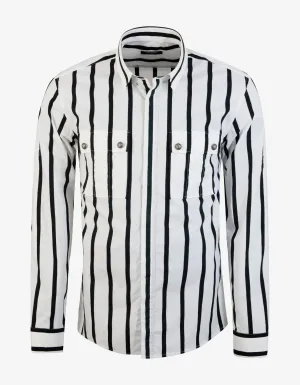 Striped Poplin Shirt