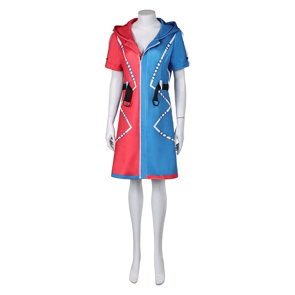 Suicide Squad: Kill the Justice League Harley Quinn Women Printed Coat Cosplay Costume