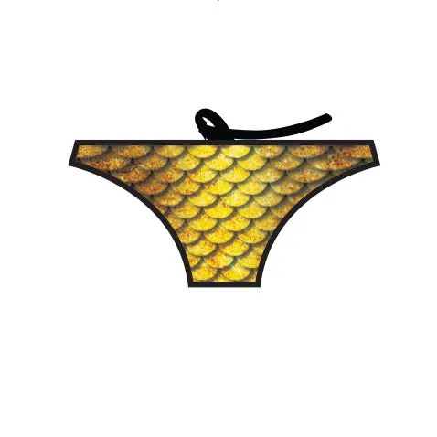 SUNSET - Treasure Gold Surf Bikini Bottom - M, L