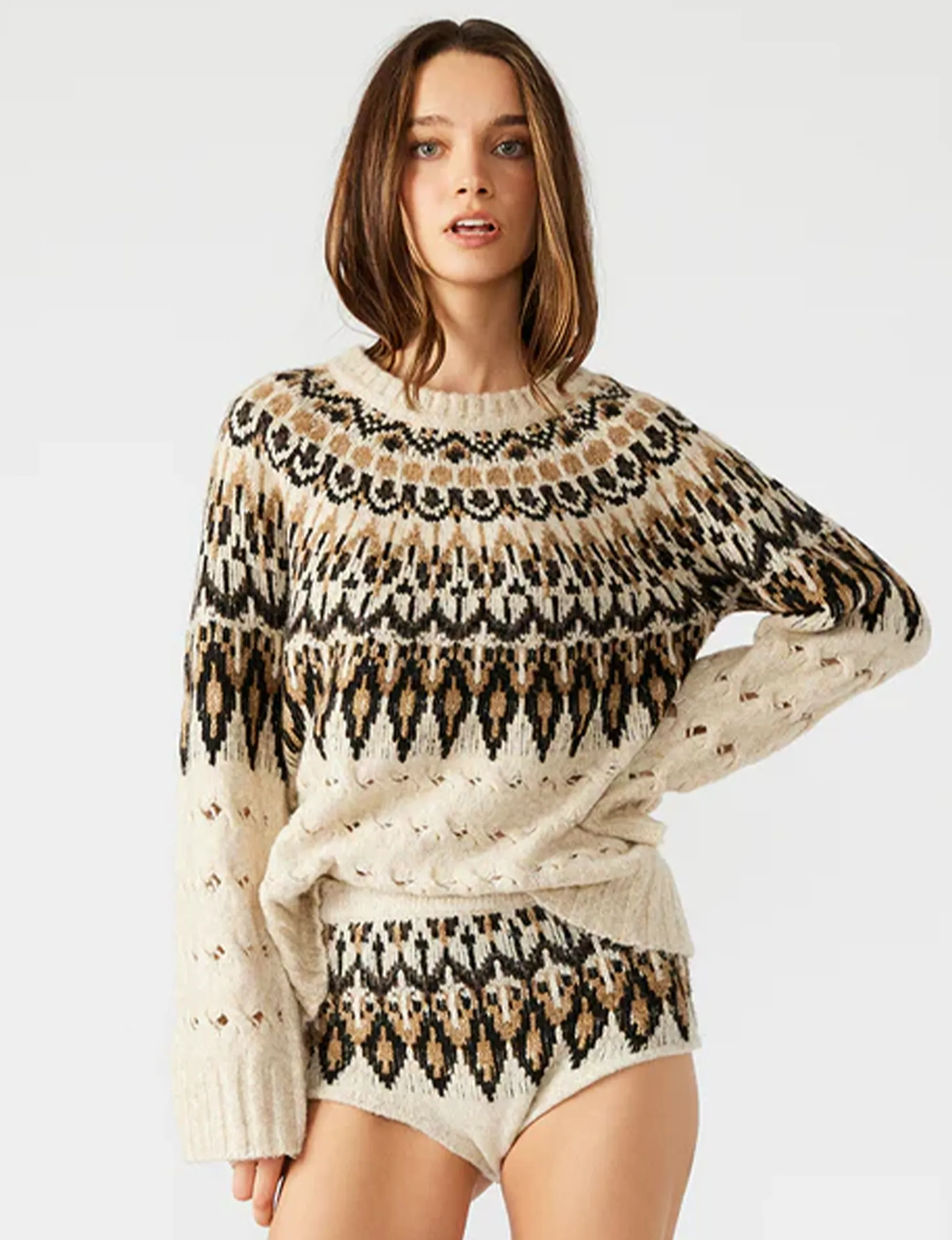 Suzette Sweater, Black/Multi