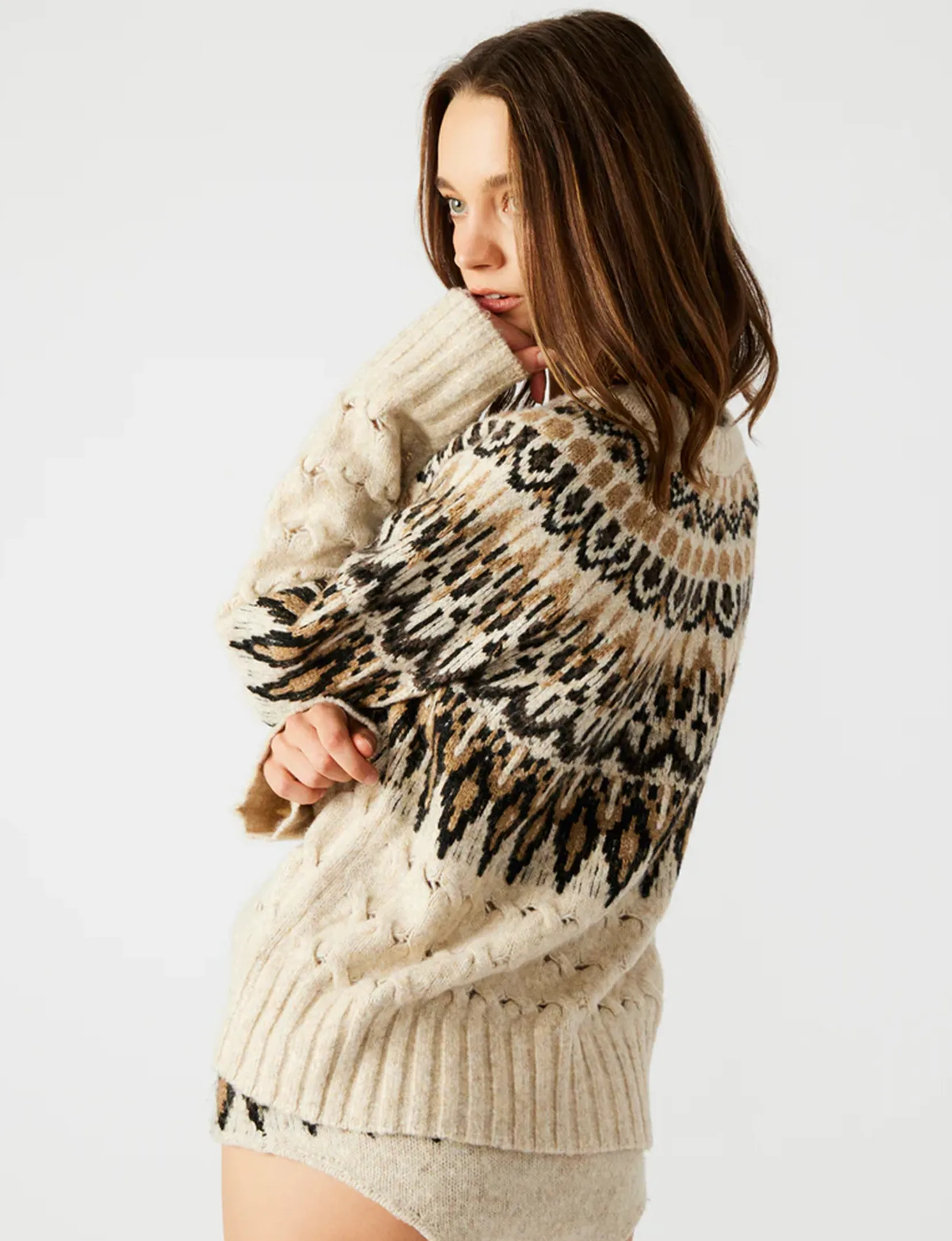 Suzette Sweater, Black/Multi