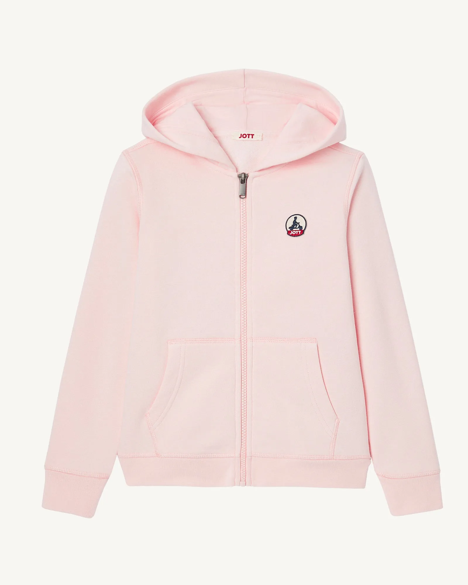 Sweat à capuche enfant en coton biologique Rose clair Tijuana