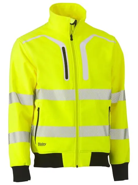 Taped Hi Vis Soft Shell Bomber Jacket - BJ6979T