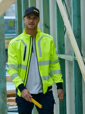 Taped Hi Vis Soft Shell Bomber Jacket - BJ6979T