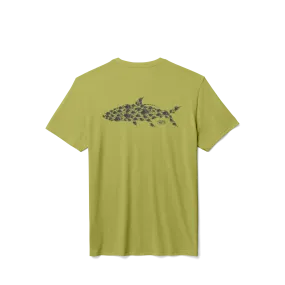 Tarpon Flies Short Sleeve T-Shirt  Moss