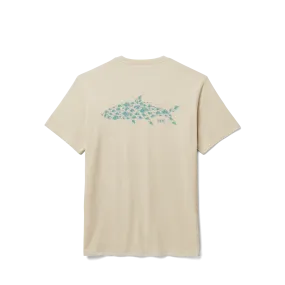 Tarpon Flies Short Sleeve T-Shirt Sand