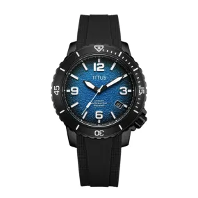 The Cape 3 Hands Date Automatic Silicone Men Watch W06-03341-008