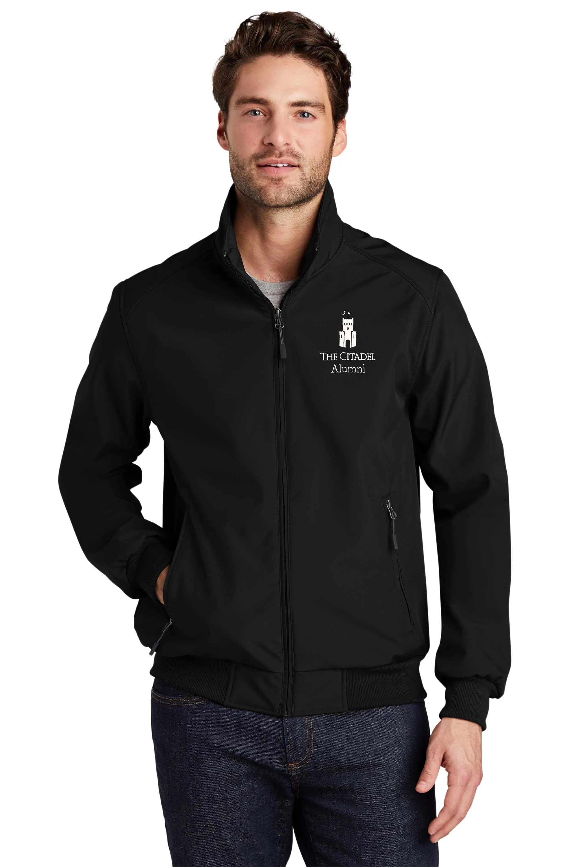 The Citadel Alumni Barracks Soft Shell Bomber Jacket