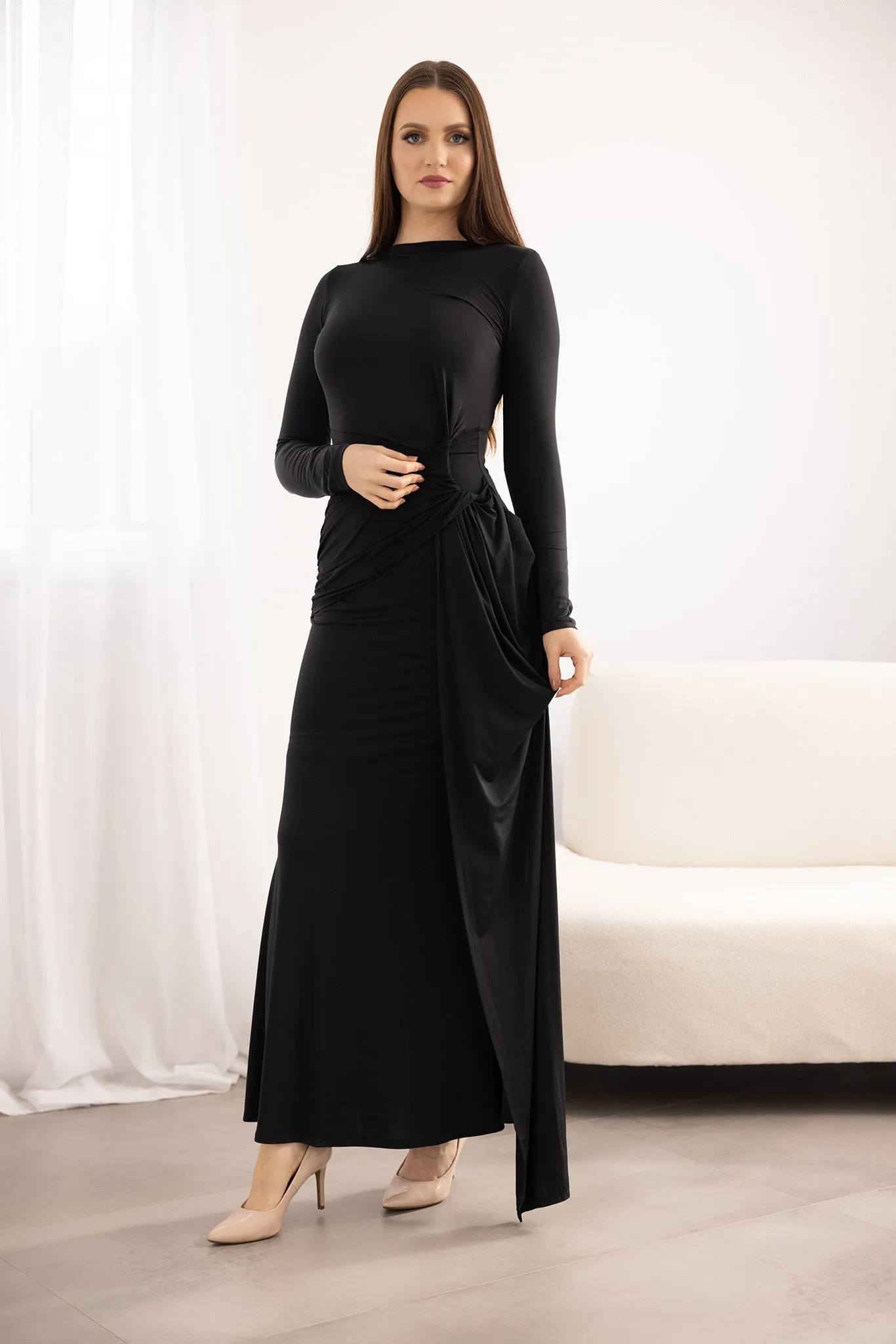 The Crescent Constance Drape Dress