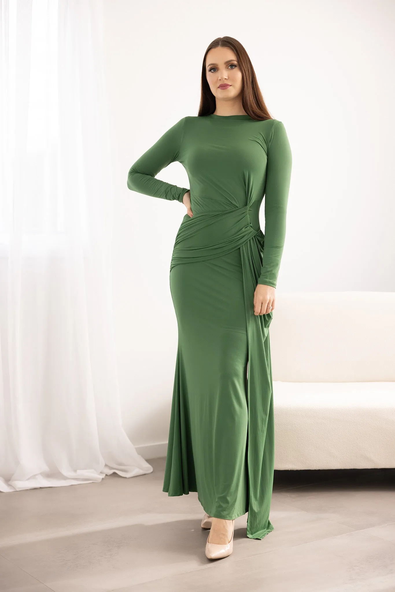 The Crescent Constance Drape Dress