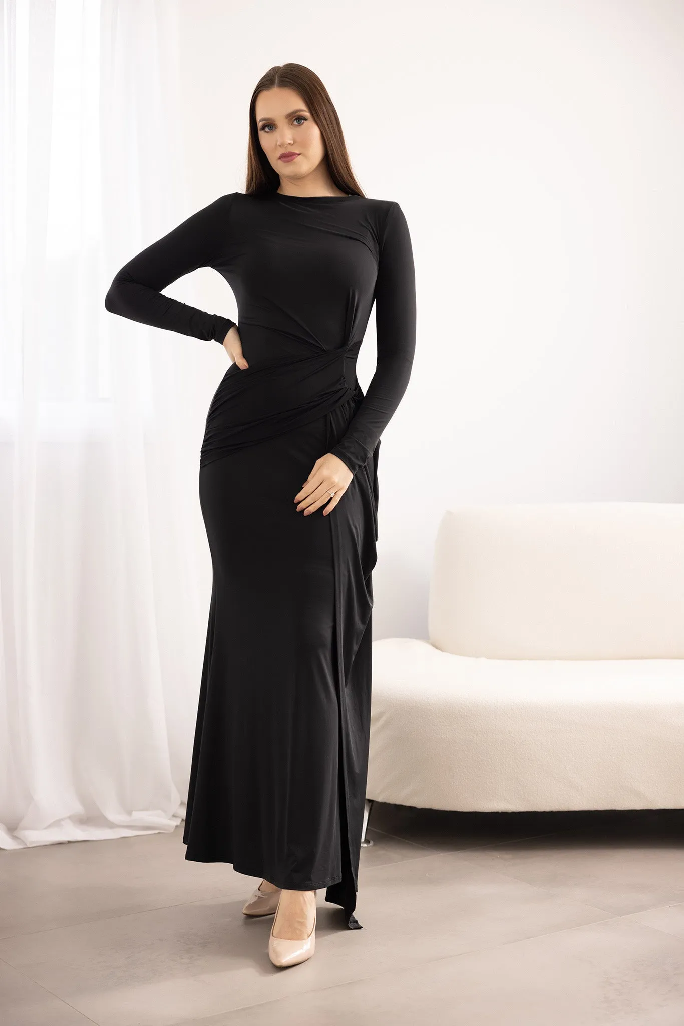 The Crescent Constance Drape Dress