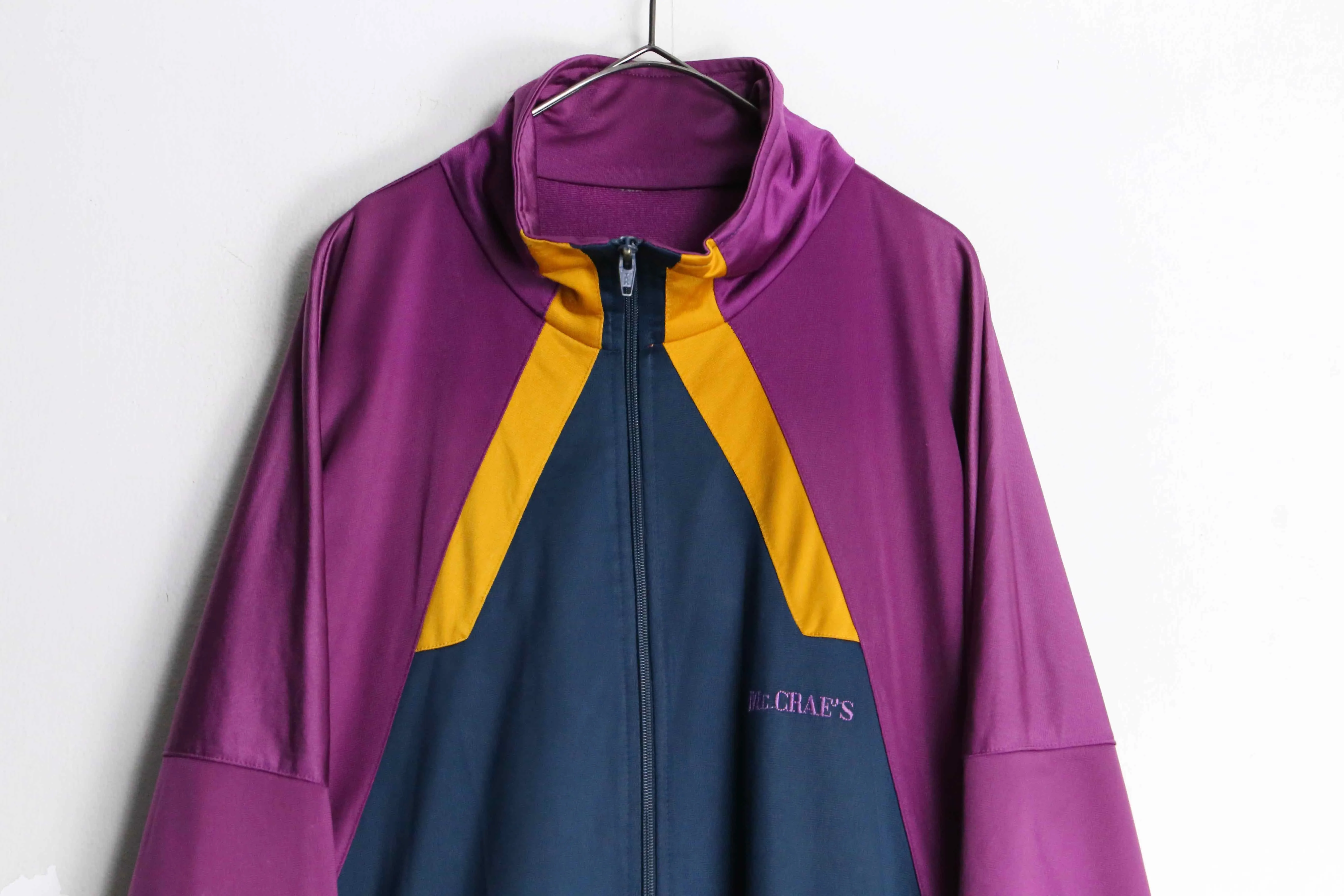 three color pattern track jacket