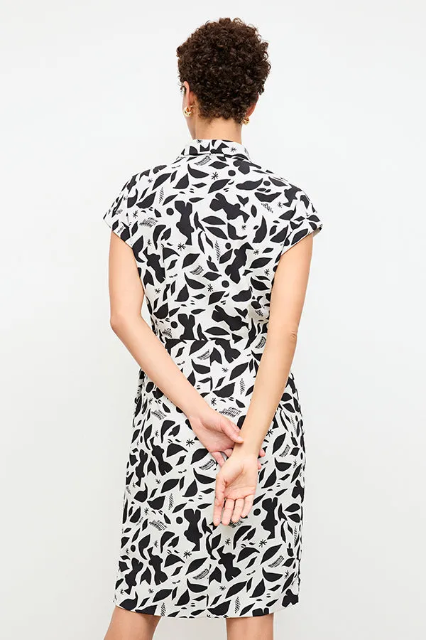 Tory Dress - Printed Eco Heavy Soft Wave :: Icon Print