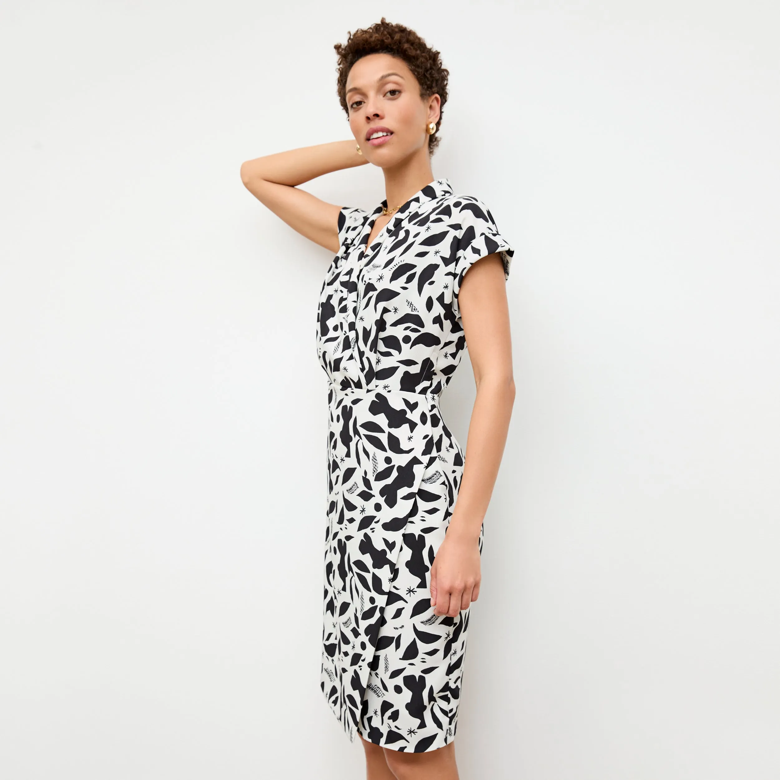 Tory Dress - Printed Eco Heavy Soft Wave :: Icon Print