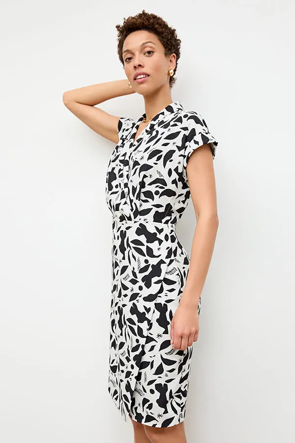 Tory Dress - Printed Eco Heavy Soft Wave :: Icon Print