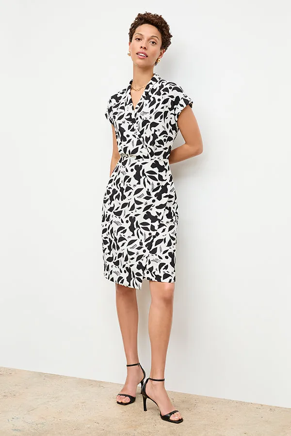 Tory Dress - Printed Eco Heavy Soft Wave :: Icon Print