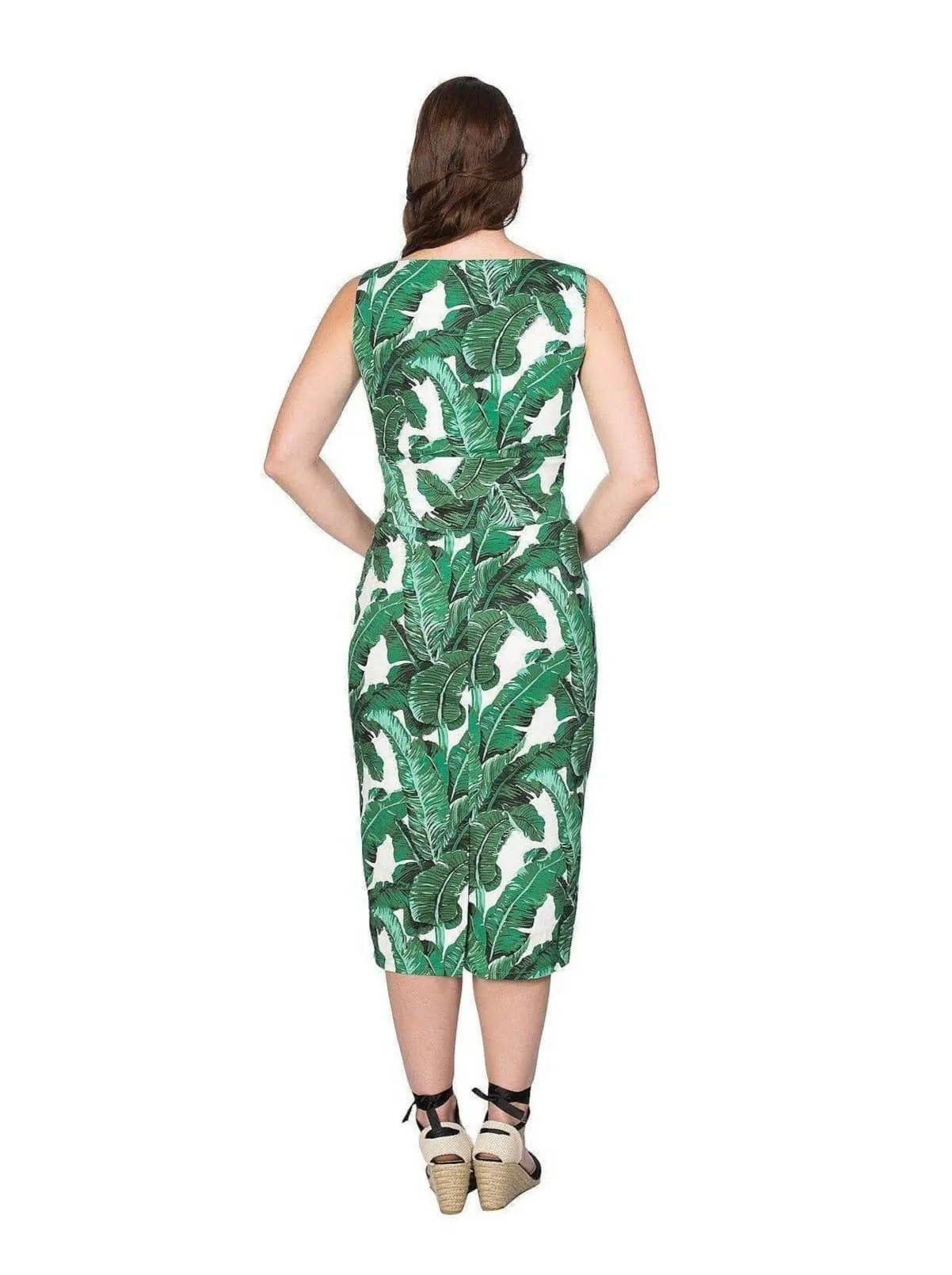 TROPICAL LEAVES DRESS