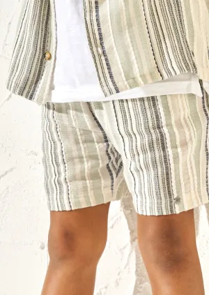 Tyler Textured Stripe Shorts