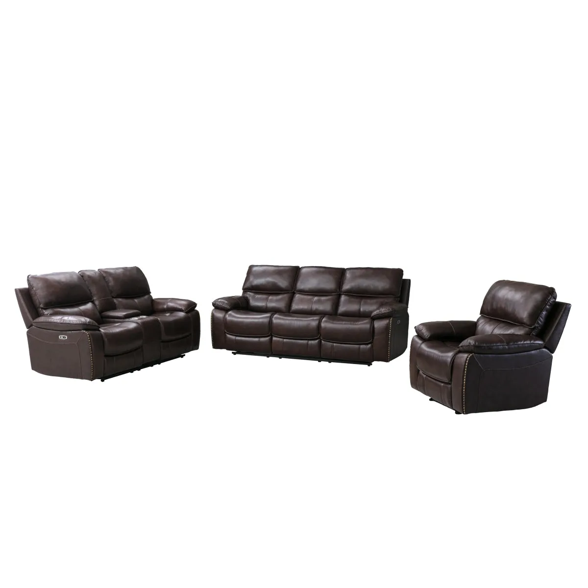 Ultimate Comfort Power Recliner - Leather Match