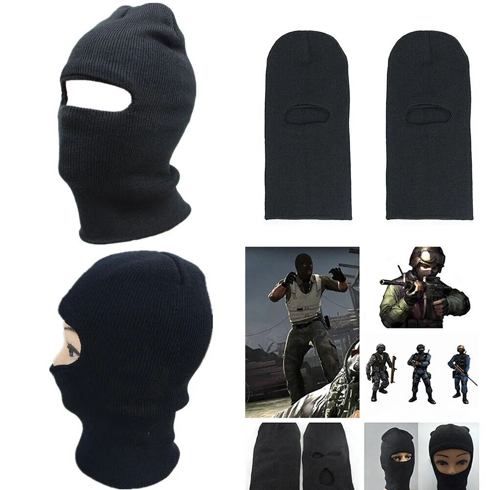 US 2-4 Pack Ski Mask Men Full Face Cover UV Sun Protection Warm Mask Balaclava