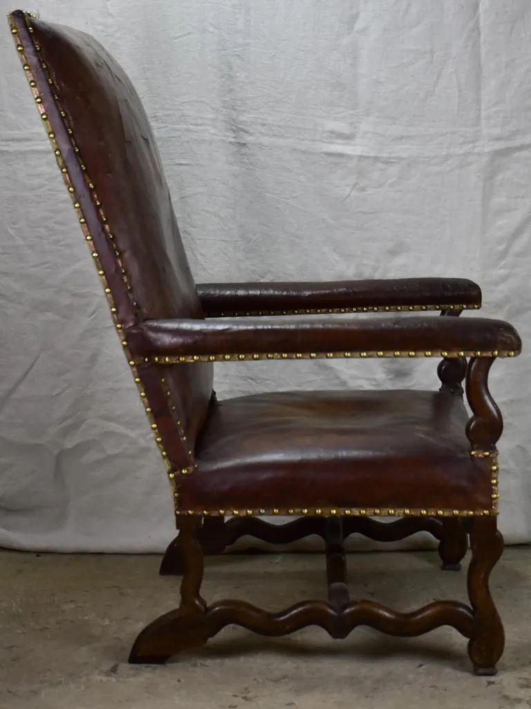 Very large Louis XIII armchair