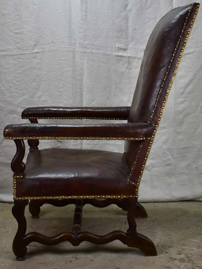 Very large Louis XIII armchair