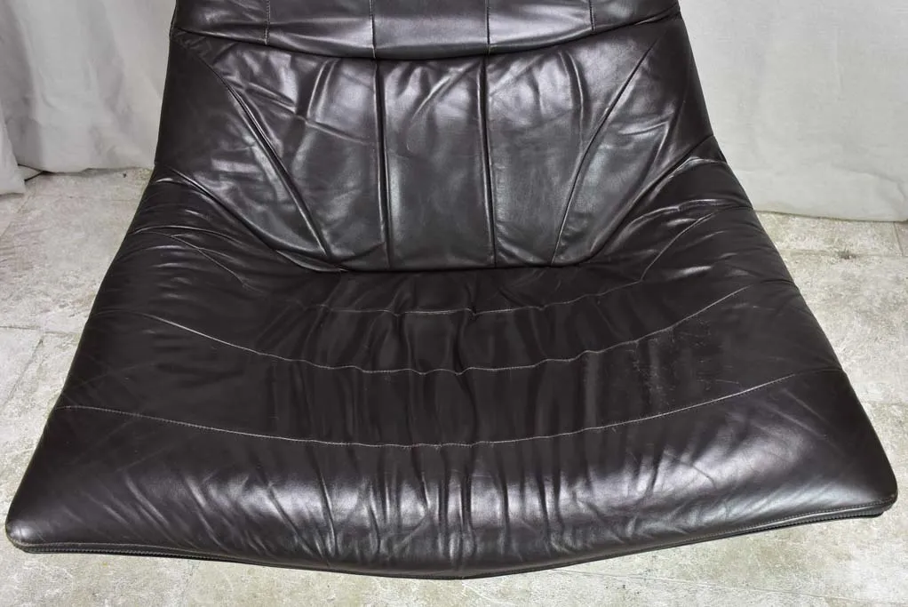 Very large vintage leather chair