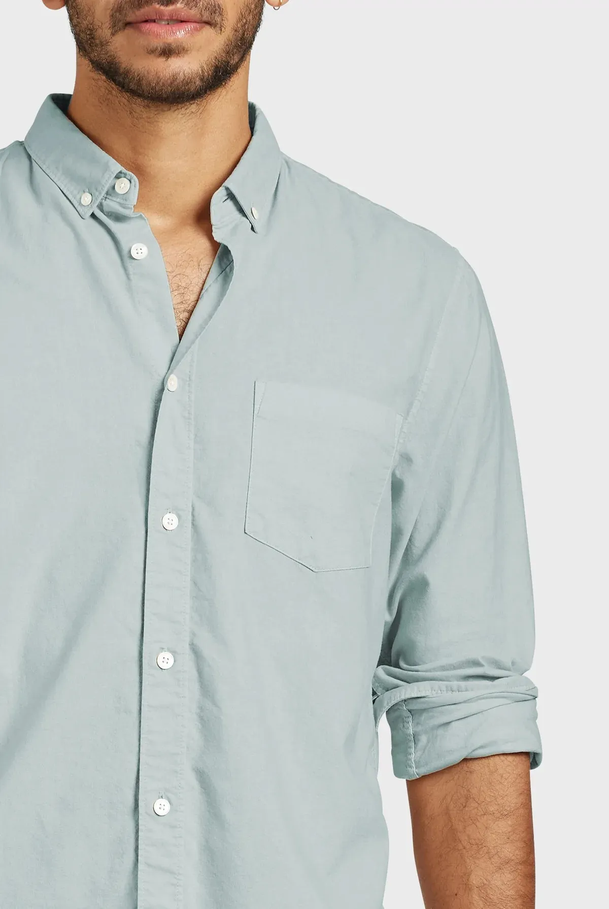 Vintage Oxford Shirt in Sterling Blue