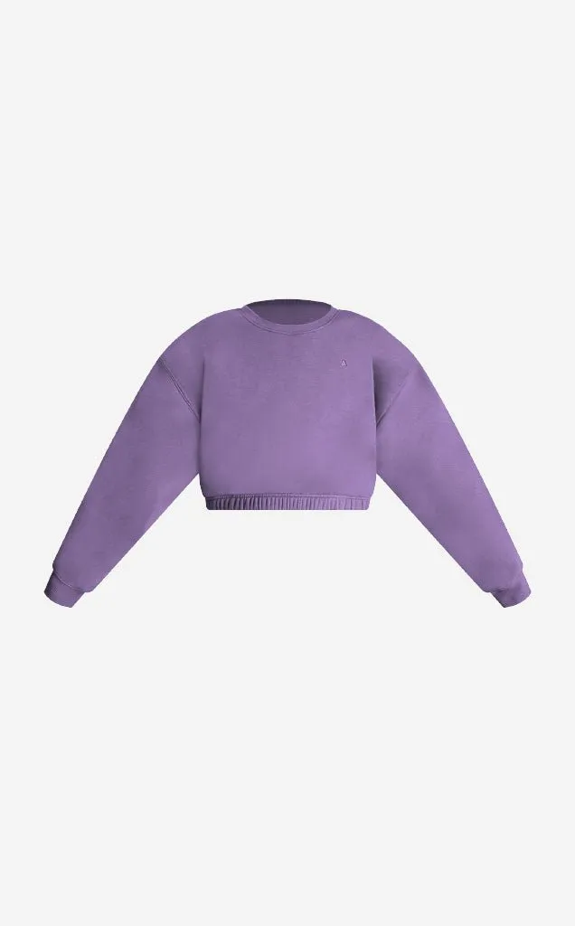 Vitality Cozy Crop Crew - Violet