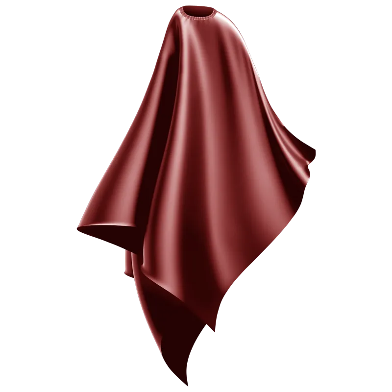 Wahl Micro Fibre Cape Burgundy WP3004BG