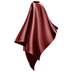 Wahl Micro Fibre Cape Burgundy WP3004BG