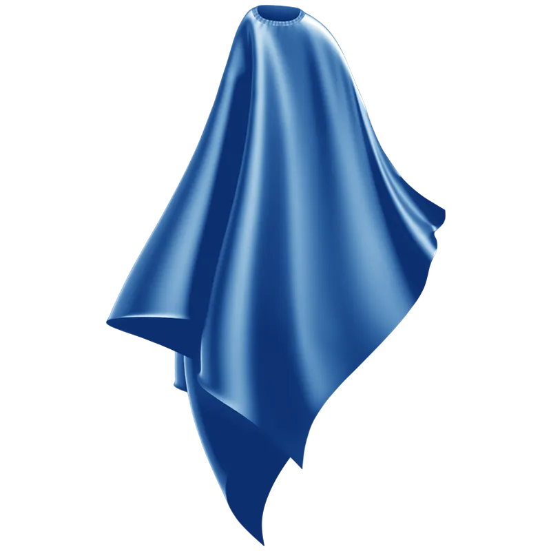 Wahl Nylon/Polyester Cutting Cape Blue WP3008BU