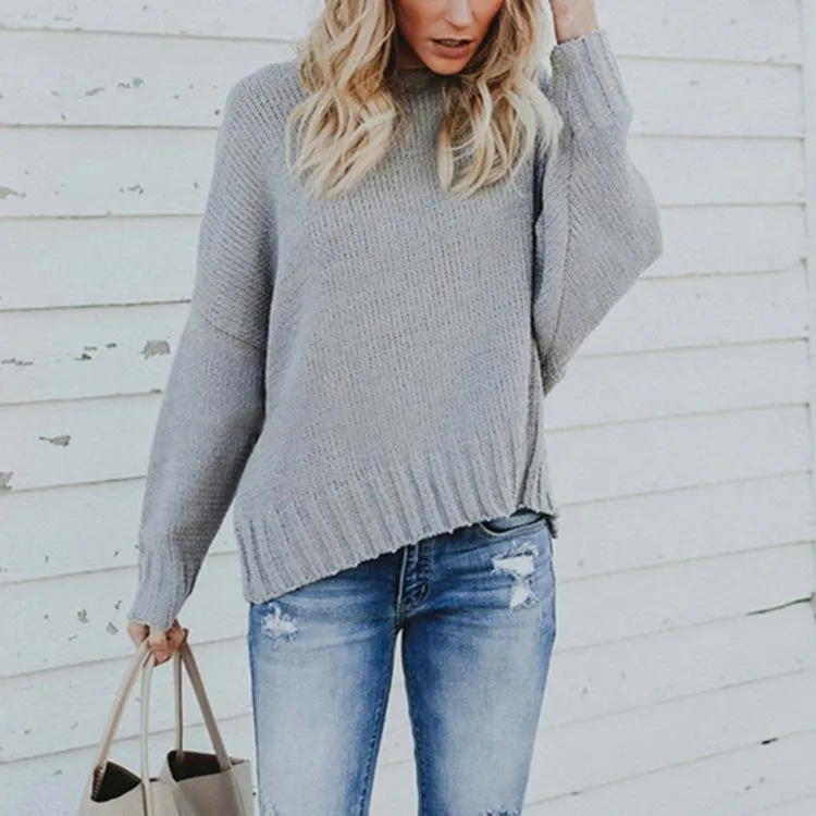 Women Backless Lace Up Sweaters