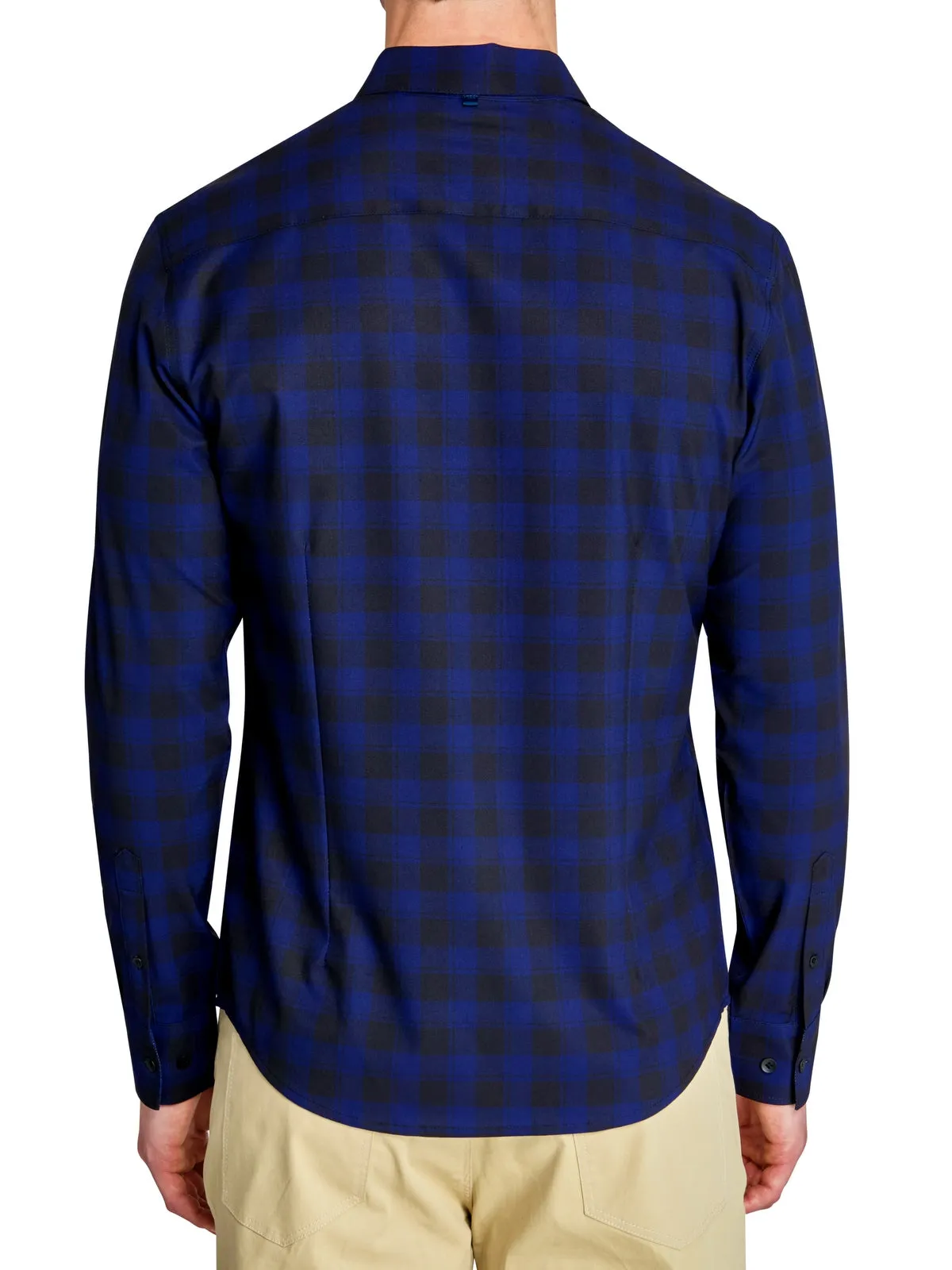 Woven Plaid Long Sleeve Shirt