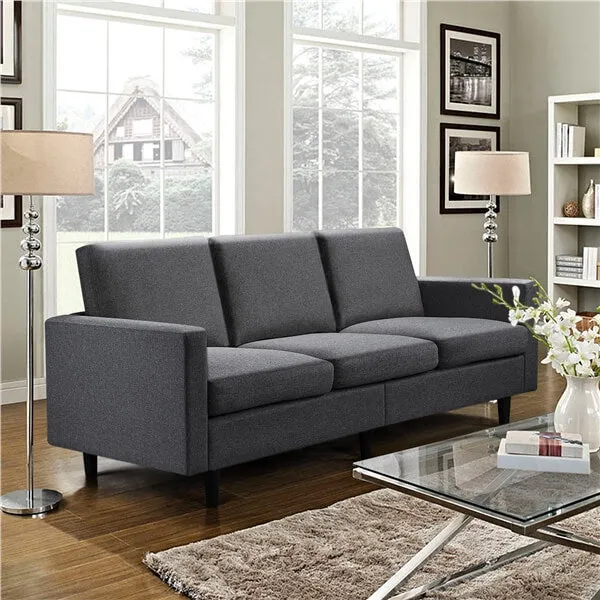 Yaheetech Contemporary 3-Seater Sofa