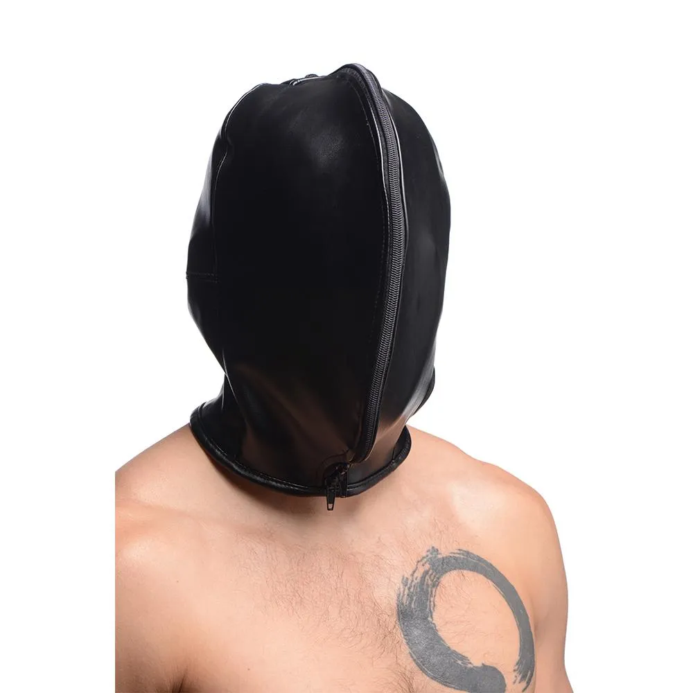 Zip Front Bondage Hood